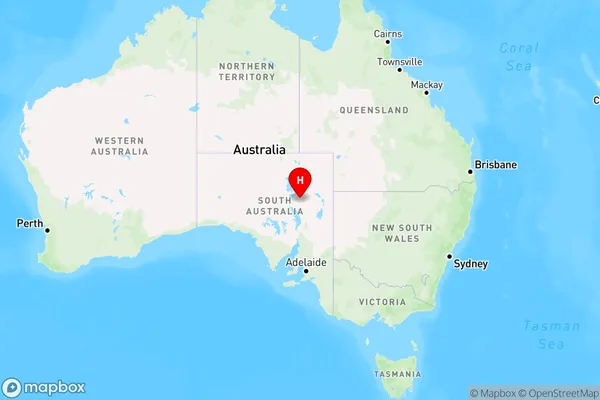 Marree,South Australia Region Map