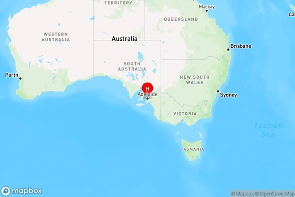 Adelaide,South Australia Region Map