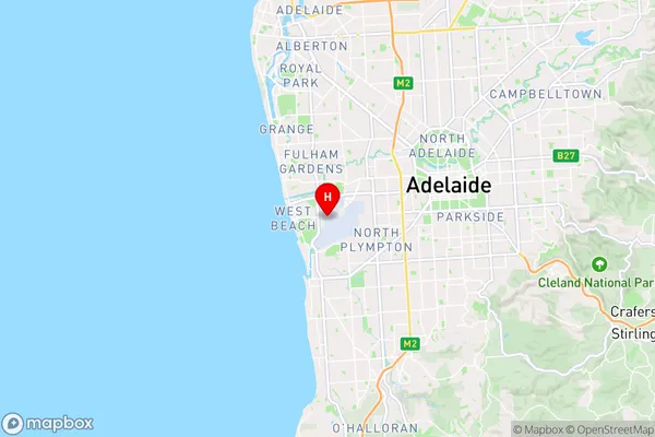 Adelaide Airport,South Australia Area Map