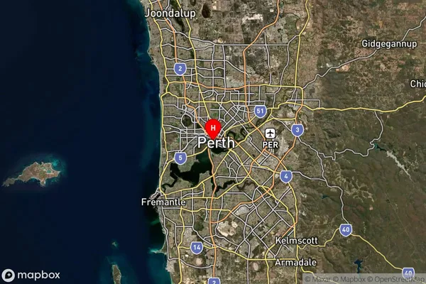 City Delivery Centre,Western Australia Satellite Map