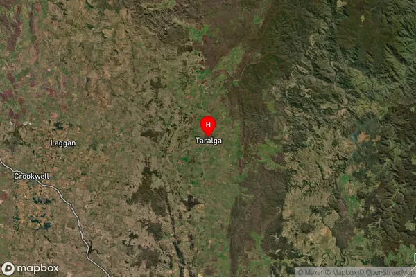 Taralga,New South Wales Satellite Map