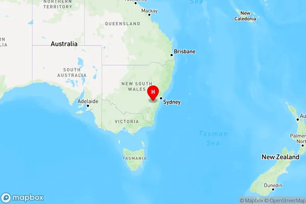 Taralga,New South Wales Region Map