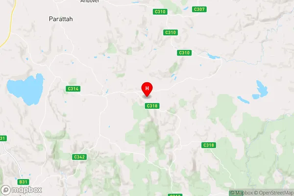 Whitefoord,Tasmania Area Map