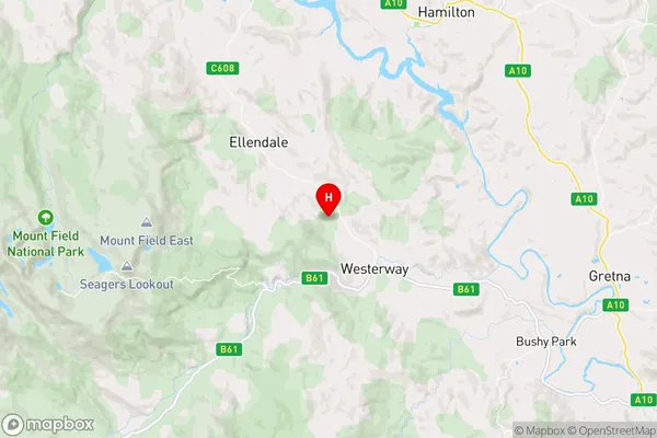 Fentonbury,Tasmania Area Map