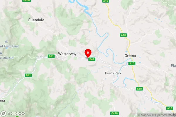 Karanja,Tasmania Area Map