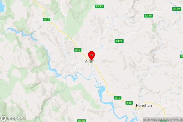 Ouse,Tasmania Area Map