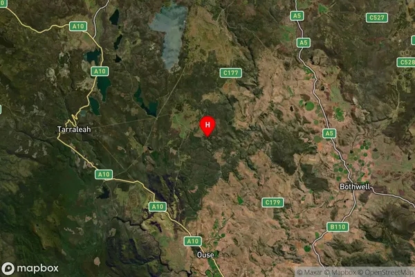 Victoria Valley,Tasmania Satellite Map