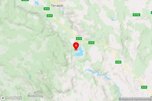 Wayatinah,Tasmania Area Map