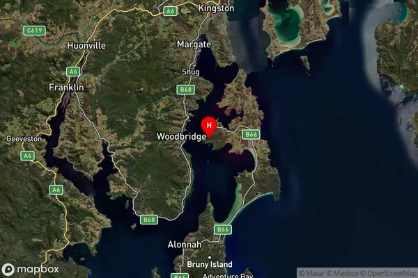 Apollo Bay,Tasmania Satellite Map