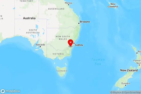 Windellama,New South Wales Region Map