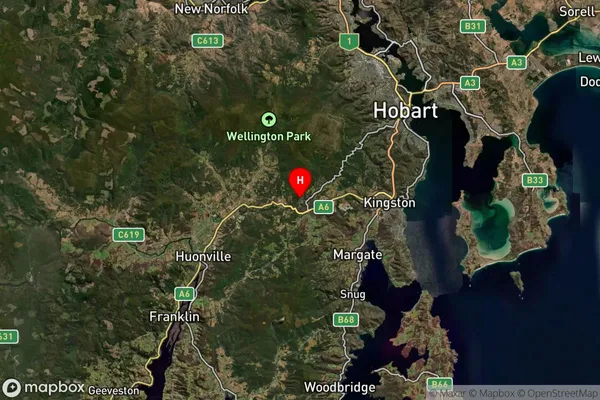 Longley,Tasmania Satellite Map