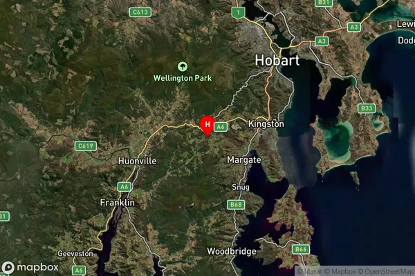 Sandfly,Tasmania Satellite Map