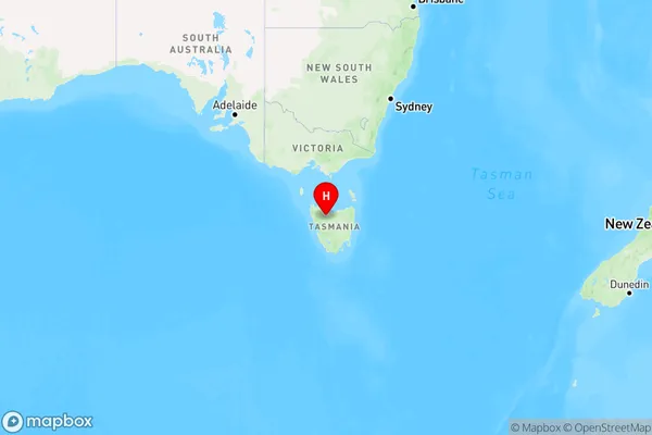 Davis,Tasmania Region Map