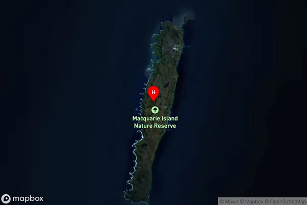 Macquarie Island,Tasmania Satellite Map