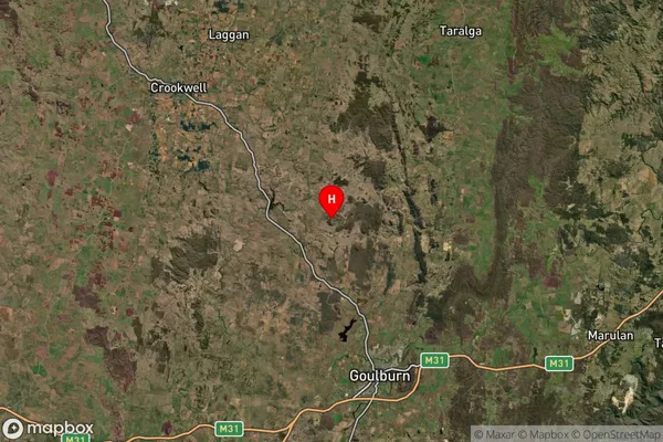 Woodhouselee,New South Wales Satellite Map