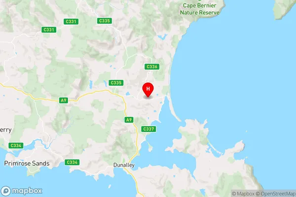 Bream Creek,Tasmania Area Map