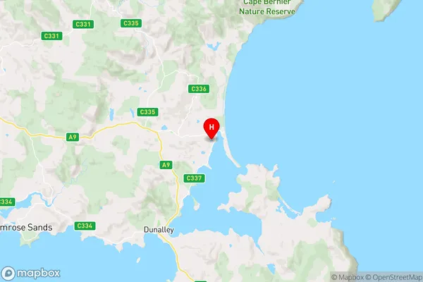 Marion Bay,Tasmania Area Map