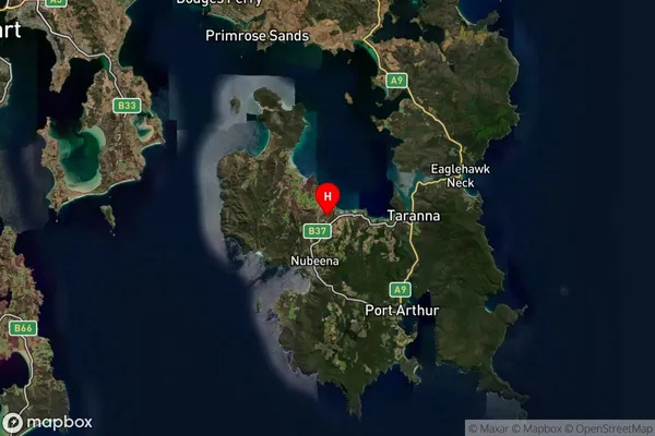 Premaydena,Tasmania Satellite Map