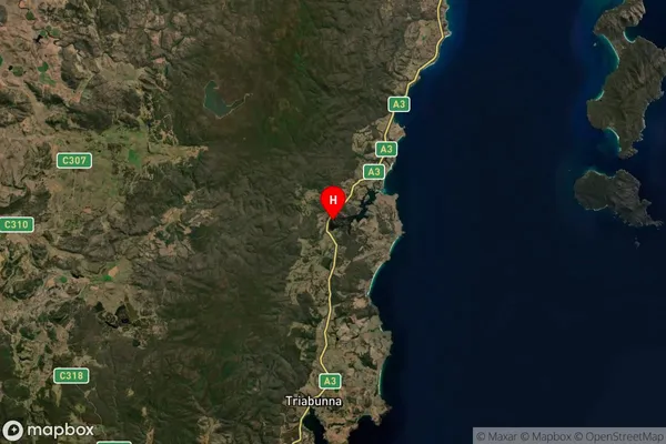 Little Swanport,Tasmania Satellite Map