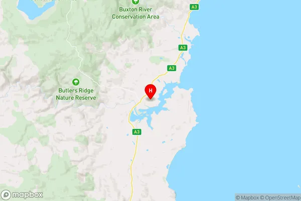 Pontypool,Tasmania Area Map