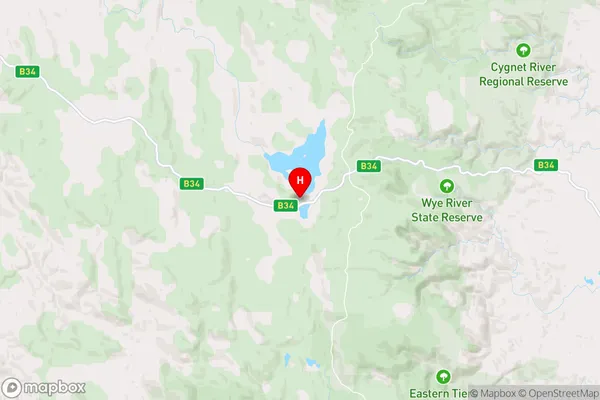 Lake Leake,Tasmania Area Map