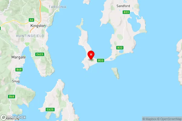 South Arm,Tasmania Area Map