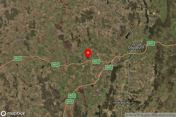 Breadalbane,New South Wales Satellite Map