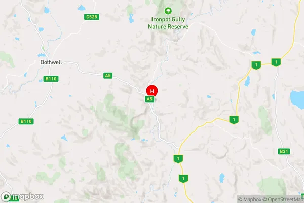 Apsley,Tasmania Area Map