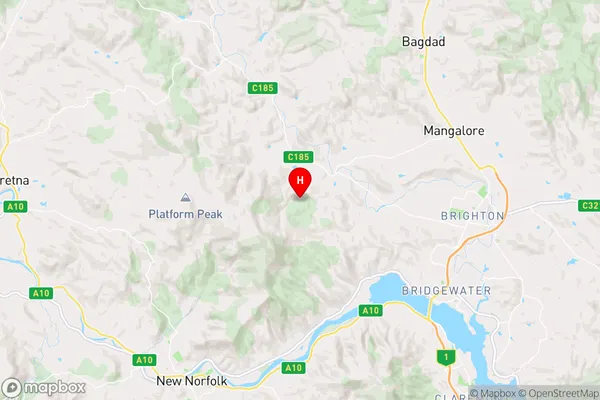 Broadmarsh,Tasmania Area Map