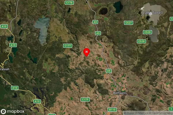 Hermitage,Tasmania Satellite Map