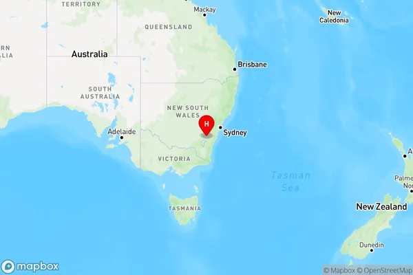 Collector,New South Wales Region Map