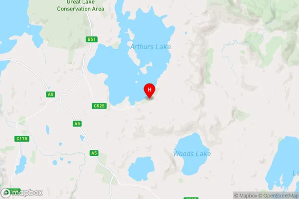 Morass Bay,Tasmania Area Map