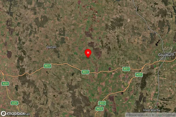 Cullerin,New South Wales Satellite Map