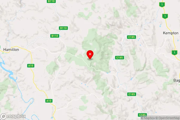 Pelham,Tasmania Area Map