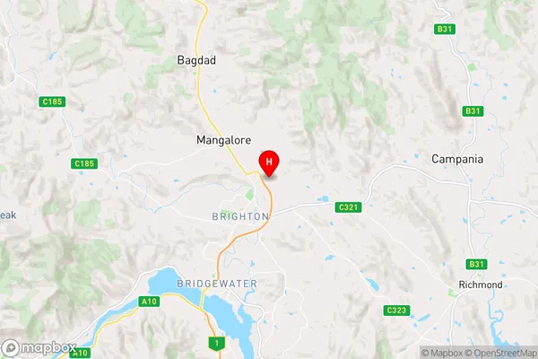 Pontville,Tasmania Area Map