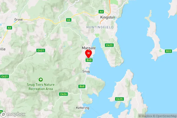 Barretta,Tasmania Area Map