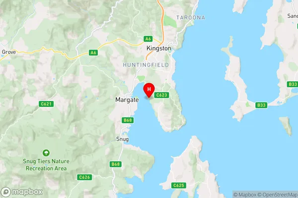 Howden,Tasmania Area Map