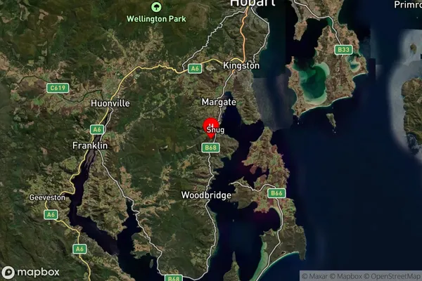 Lower Snug,Tasmania Satellite Map