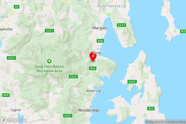 Lower Snug,Tasmania Area Map