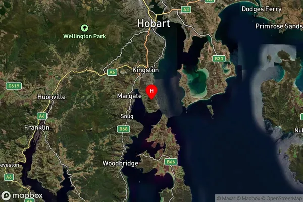 Tinderbox,Tasmania Satellite Map