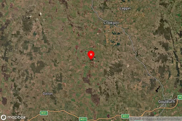 Gurrundah,New South Wales Satellite Map