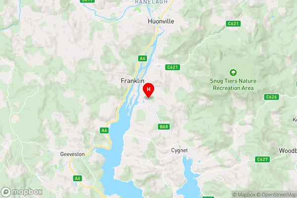 Cradoc,Tasmania Area Map