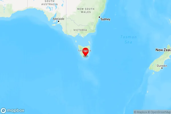 Ida Bay,Tasmania Region Map