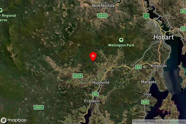 Lucaston,Tasmania Satellite Map