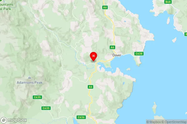 Raminea,Tasmania Area Map