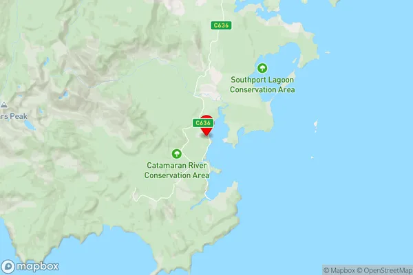 Recherche,Tasmania Area Map