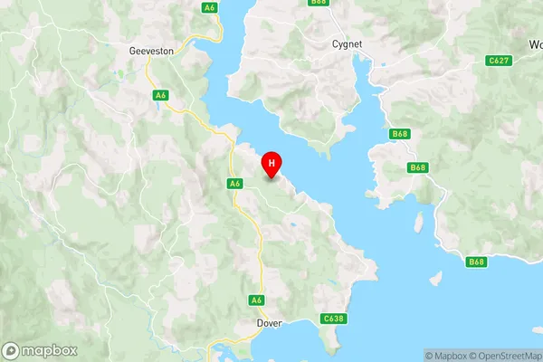 Brooks Bay,Tasmania Area Map