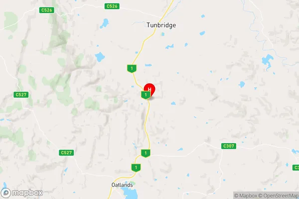 Antill Ponds,Tasmania Area Map