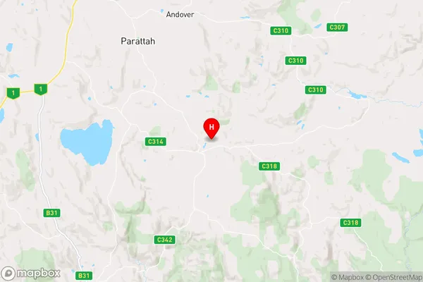 Baden,Tasmania Area Map