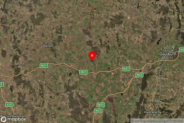 Tallaganda,New South Wales Satellite Map